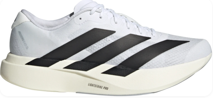 adidas Adizero Evo SL Running Shoes – White/Black