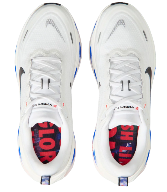 Nike Vomero Plus Women's Running Shoes – White/Racer Blue/Crimson