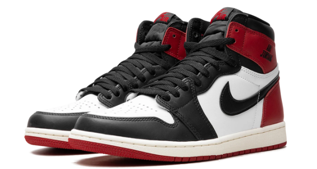 Air Jordan 1 High "Black Toe Reimagined" – Black/White/Red