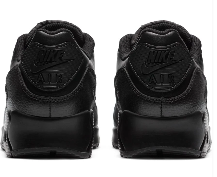 Nike Air Max 90 LTR Men's Shoes - Leather Triple Black