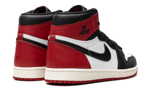 Air Jordan 1 High "Black Toe Reimagined" – Black/White/Red