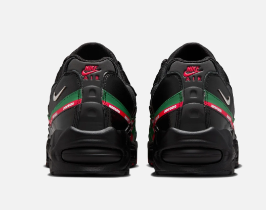 Nike x UNDEFEATED Air Max 95 Men's Sneakers – Black/Metallic Silver/Gorge Green
