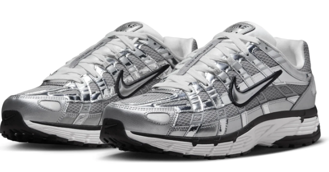 Nike P-6000 'Metallic Silver Sail' Sneakers