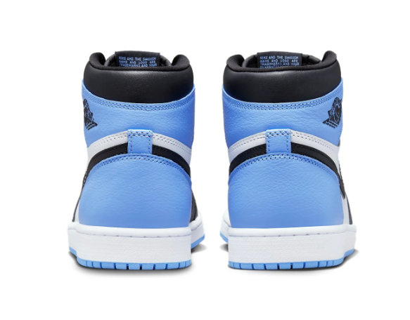Air Jordan 1 Retro High OG "UNC Toe" – University Blue/Black/White