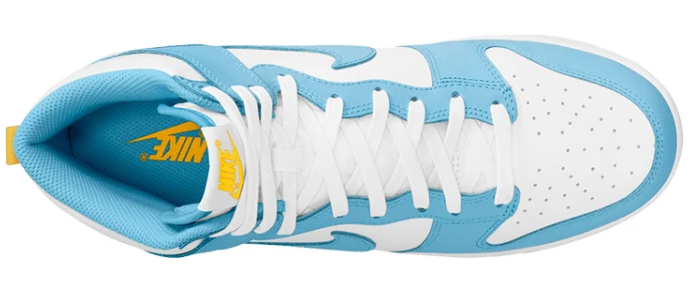 Nike Dunk High 'Blue Chill' Shoes - White/Blue Chill/Yellow