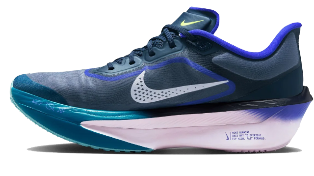 Nike Zoom Fly 6 Running Shoes – Dark Blue/Teal/Purple