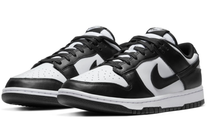 Nike Dunk Low Shoes - White/Black/White