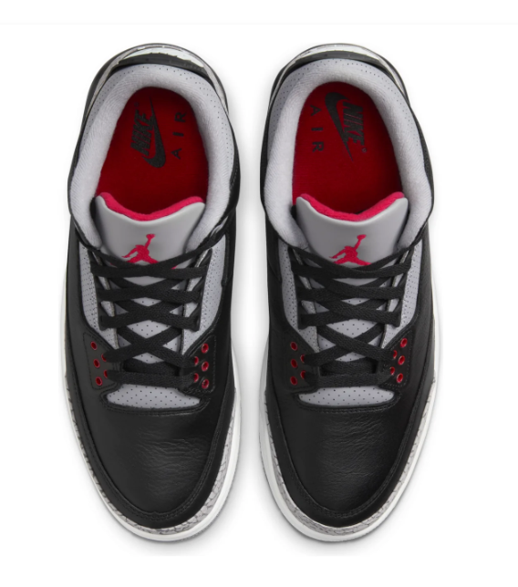 Air Jordan 3 Retro OG "Black Cement" (2024) – Black/Fire Red/Cement Grey/Sail