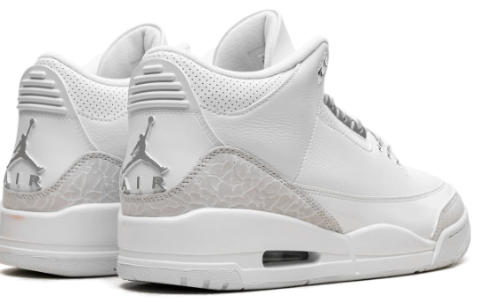 Air Jordan 3 Retro "Pure Money" (2025) – White/Silver