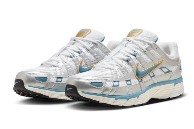 Nike P-6000 'Metallic Silver Aegean Storm' Men's Sneakers
