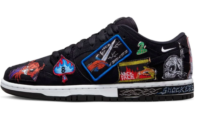 Nike x Neckface SB Dunk Low Pro – Black/White