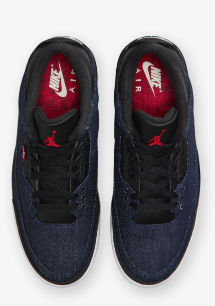 Air Jordan 3 'Levi's - Indigo' Shoes