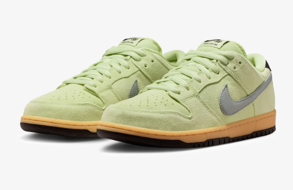 Nike SB Dunk Shoes - Light Liquid Lime / Black / Wolf Grey