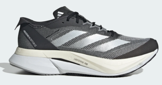 adidas Women's Adizero Boston 12 – Black / White
