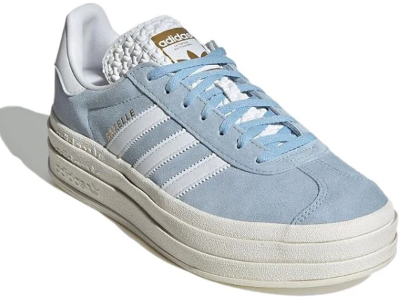 adidas Women's Gazelle Bold 'Clear Sky' – Blue & White