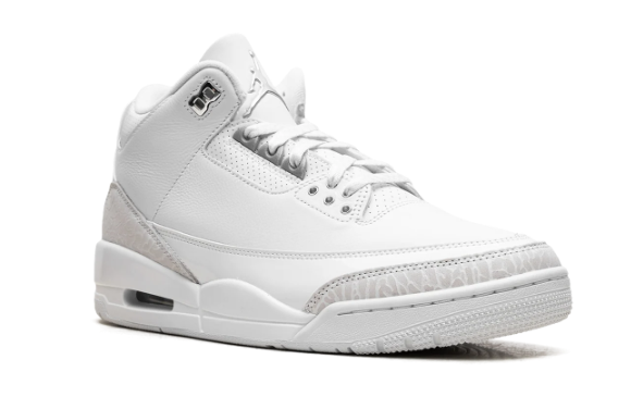 Air Jordan 3 Retro "Pure Money" (2025) – White/Silver