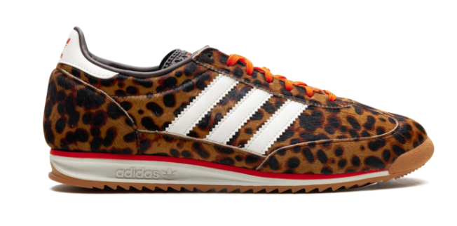 adidas SL72 OG Sneakers – Brown / Black Leopard Print