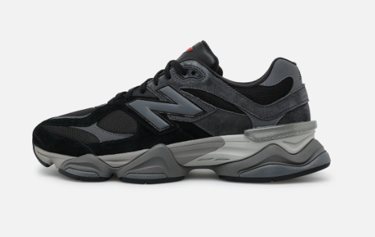 New Balance 9060 Sneakers - Black/Castlerock/Rain Cloud